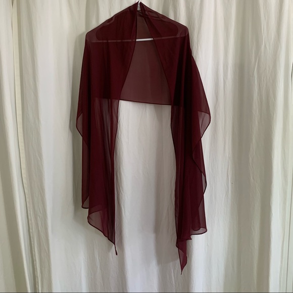 Ruffle Spaghetti Strap Chiffon Dress w/Slit - Sz 0 - Picture 13 of 13